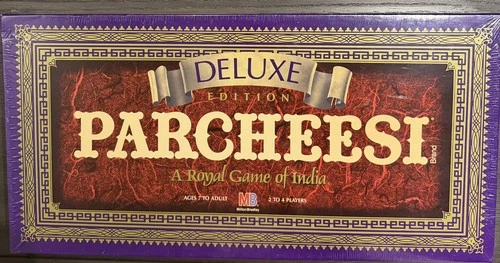 Vintage 1989 Milton Bradley Parcheesi Deluxe Edition Board Game 2-4 Players