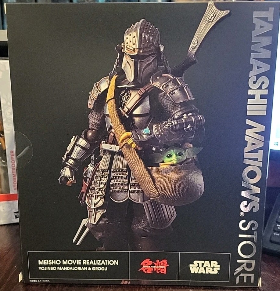 TAMASHI NATIONS STORE EXCLUSIVO YOJINBO MANDALORIAN & GROGU MEISHO PELÍCULA REALIZACIÓN.