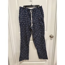 Pajama Pants Vineyard Vines Santa Whale Snowflake Men  s Size XL 100 cotton
