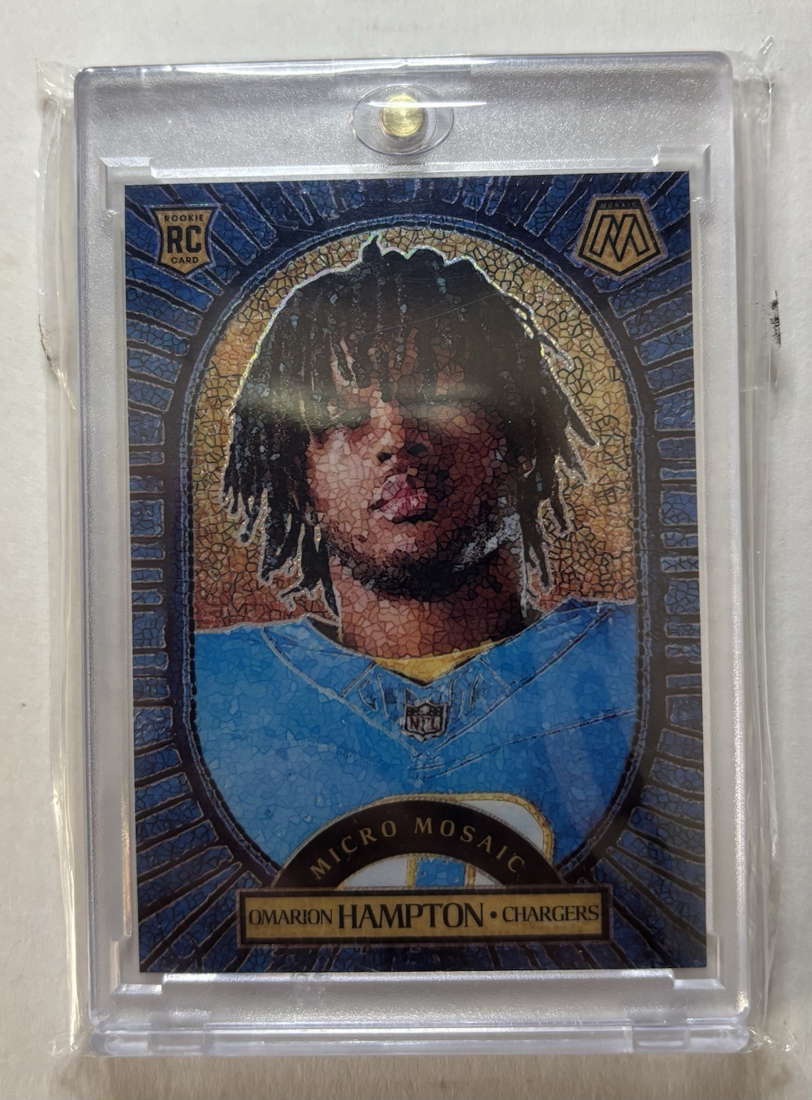 2025 Panini Mosaic - Micro Mosaic Omarion Hampton #11 (RC)