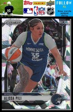 2024 Panini Prizm WNBA #83 Alissa Pili Ice Orange Prizms