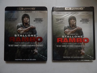 Rambo (4K Ultra HD, 2008) Sylvester Stallone SLIPCOVER NEW SEALED
