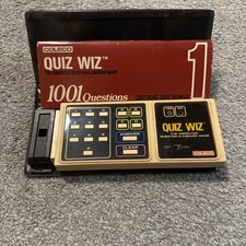 Coleco Quiz Wiz 1001 Questions Cartridge Quiz Video Game Vintage 80  s J.9