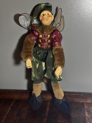 Mark Roberts 16'' Flying Monkey Bendable and Poseable Plush with Fairy Wings