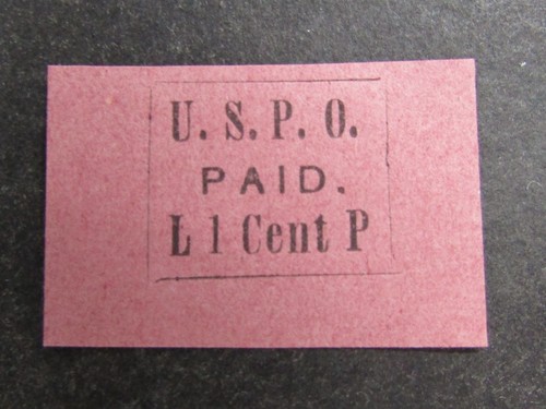 nystamps US Local Post Stamp Mint G1x1846
