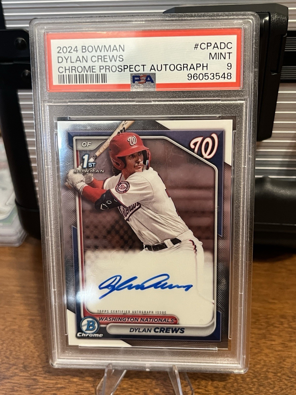 2024 Bowman - Chrome Prospect Autographs Dylan Crews #CPA-DC (AU, RC)