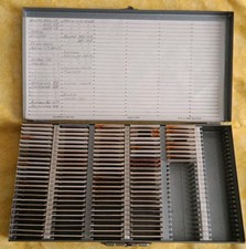 Kodak Color Slide 50's 60's Texas Mexico In Mansfield Storage Case 100