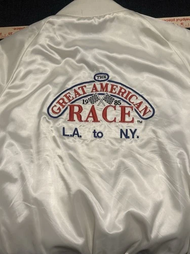 Great American Race LA-NY 1985 satin jacket (upstream tag) image 4