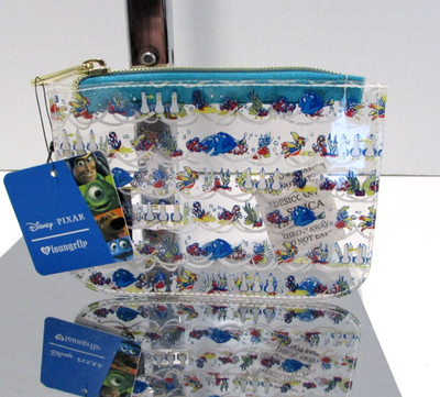 Disney Loungefly Finding Dory Nemo Coin Purse Wallet Pouch RARE 6'' x 4.25'' NWT