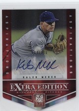 2012 Elite Extra Edition Aspirations Die-Cut Signatures Anthony Banda Auto 1u6