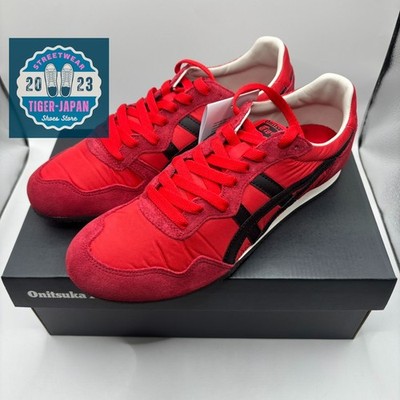 Onitsuka Tiger SERRANO 1183B400 605 CLASSIC RED BLACK UNISEX Men Women Shoes