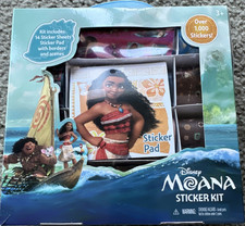 Disney Moana Sticker Kit with Pad, 14 Sheets, Over 1,000 Stickers
