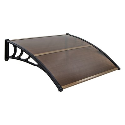 48'' x 40'' Patio Awning Canopy Outdoor Window Door Overhang Rain Snow Protection