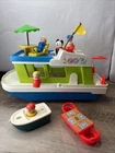 Vintage 1972 Fisher Price Little People Happy House Boat #985/pls Read