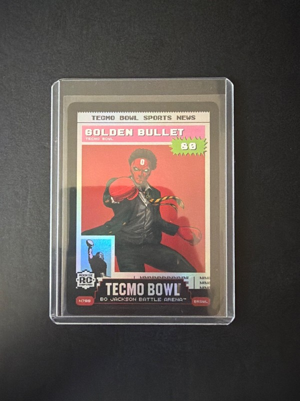 Golden Bullet Tecmo Bowl Bo Jackson Battle Arena News 80 Power Brawl N789 2026