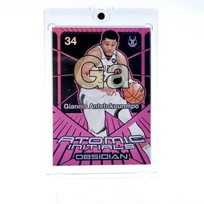 2024-25 Panini Obsidian - Atomic Initials Giannis Antetokounmpo, Giannis 41/49