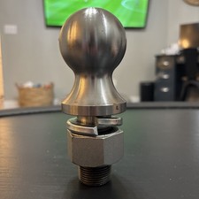 Wf 2-516 Raw Steel Hitch Ball 1-14 Shank Dia 2-58 Shank Length 30000