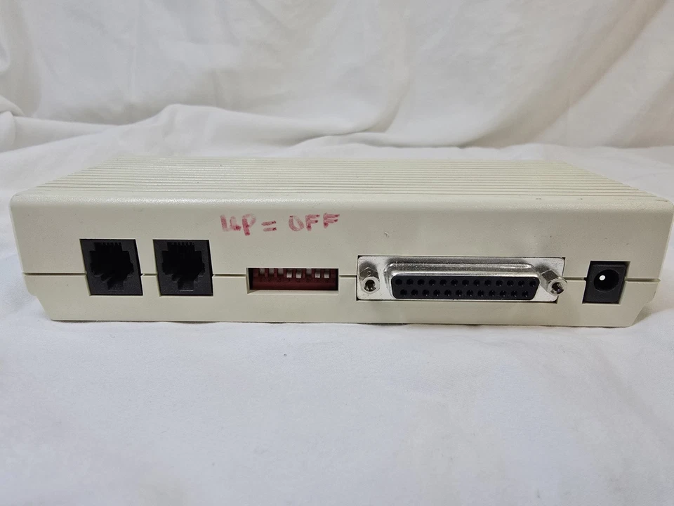 US ROBOTICS 28,800 FAX MODEM 28.800 V.32 bis SPORTSTER NO POWER ADAPTER Untested - Image 3 of 4