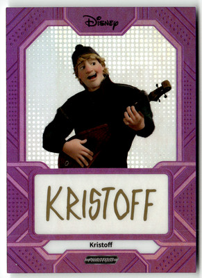 Kakawow Disney Phantom 2025 No. PD-SIP-11 Kristoff Script Art Auto Purple 85/115
