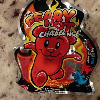 Cap Candy The Beary Hot Challenge Sweet To Sweat Candy Bag 2.81 Oz