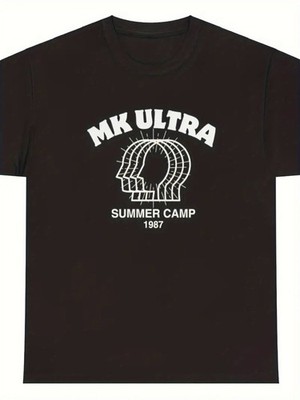 New Summer Camp 1987 Humorous Printed Couple T-Shirt for Men and Women