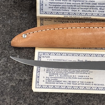 Uncle Henry TB-167UH Filetiermesser – Klingenlänge 18,42cm, Robustes Steak- & Fischmesser