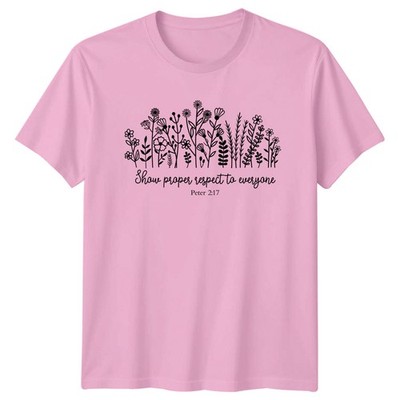 Allen gebührenden Respekt zeigen T-Shirt Bibelvers christlicher Glaube