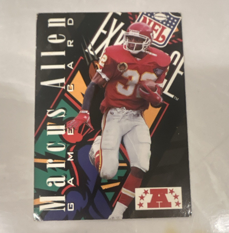 Classic 1994 NFL Experience AFC's Marcus Allen Chiefs Insert #A 9 Card