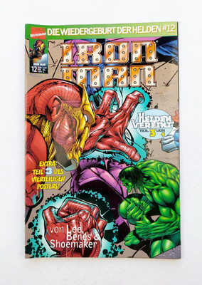 Panini Marvel Comic Die Wiedergeburt der Helden: IRON MAN #12 (Poster) Z1