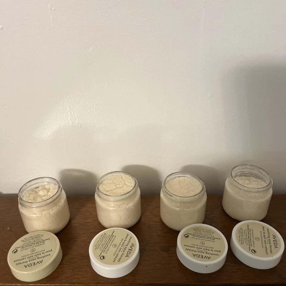 4 Sais de Banho Vintage Aveda Calmante Aqua Therapy 1 oz Novo! Tamanho mini - Raro - Imagem 2 de 3