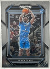 2023 Prizm Draft Picks #18 Leaky Black RC North Carolina Tar Heels