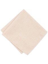 BAR III Mens Pink Solid Textured Cotton Pocket Square