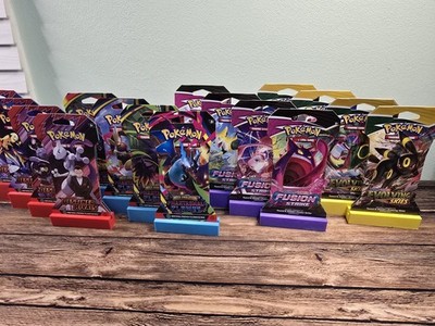 Sleeved Booster Pack stand for Pokemon TCG cards FAST FREE SHIPPING !