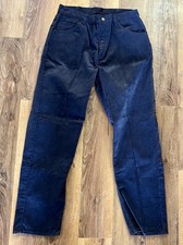 Vintage Sears Genuine Roebucks Gray Black Corduroy Straight Leg Pants 36x30