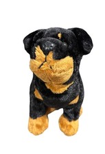 Webkinz Ganz 8 Rottweiler Dog Plush Stuffed Animal Black Brown Puppy Toy
