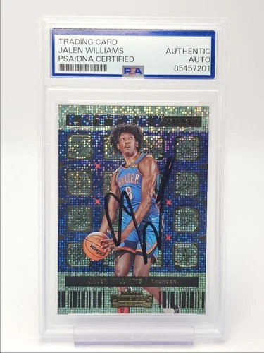 JALEN WILLIAMS 2022-23 CONTENDERS LOTTERY TICKET ROOKIE RC AUTO PSA Q1722