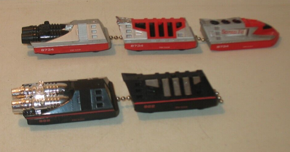 Vintage Tyco 440-X2 Turbo Train Slot Car Pennsylvania 922 & Santa Fe 8734 Parts