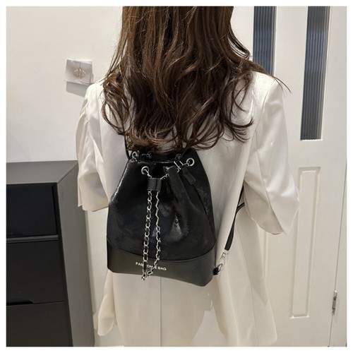 Drawstring Small Backpack Adjustable Strap Shoulder Bag Women Backpack Ladies - Picture 3 of 16