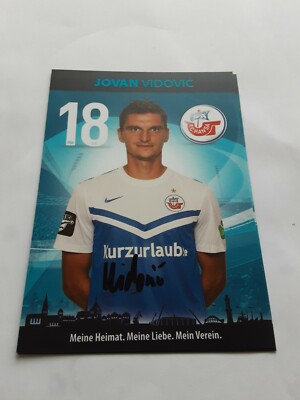 Signierte AK Jovan Vidovic Hansa Rostock NEU