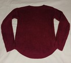 SO - Girls Size 14/16 Cozy Sweater - Maroon Dark Red — photo 3
