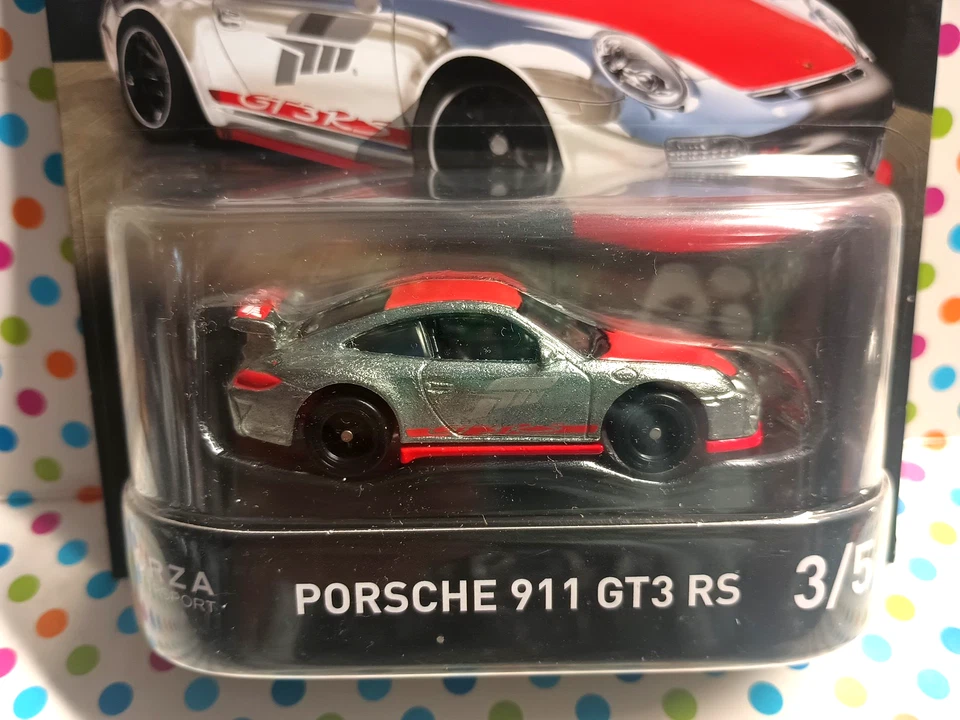 HOT WHEELS RETRO ENTRETENIMIENTO FORZA MOTORSPORT PORSCHE 911 GT3 NUEVO Foto 2 de 4
