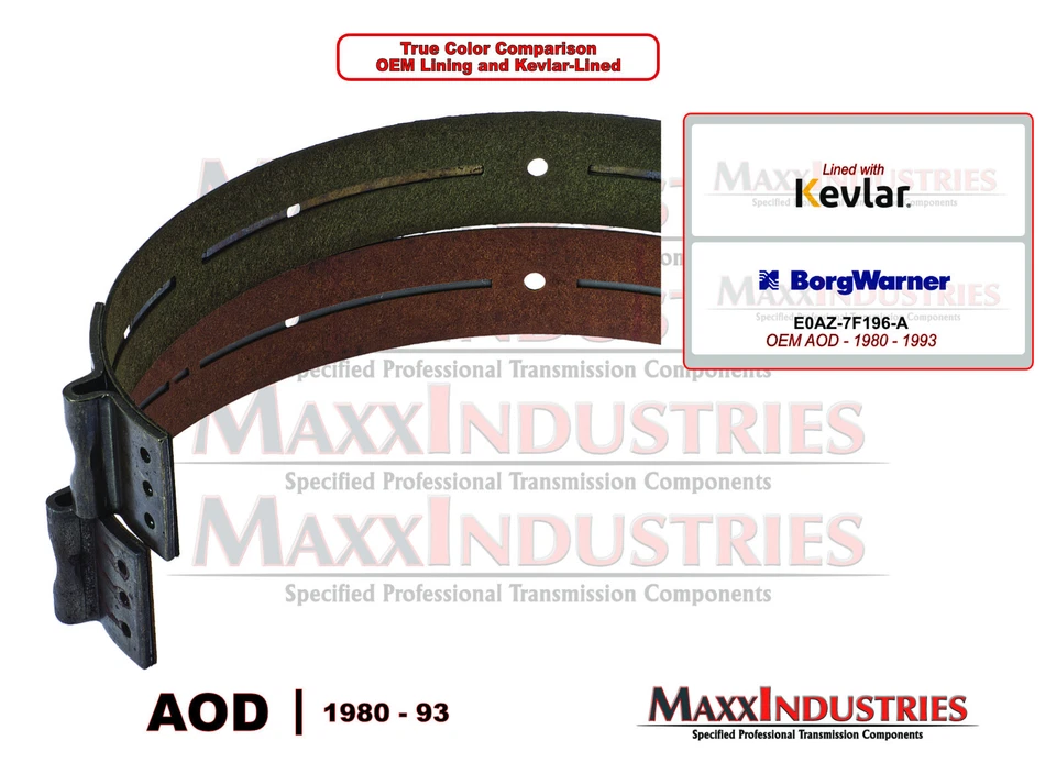 Servo Billet Overdrive 1980-UP AOD FIOD transmisión Ford A+ con banda de Kevlar Foto 4 de 4