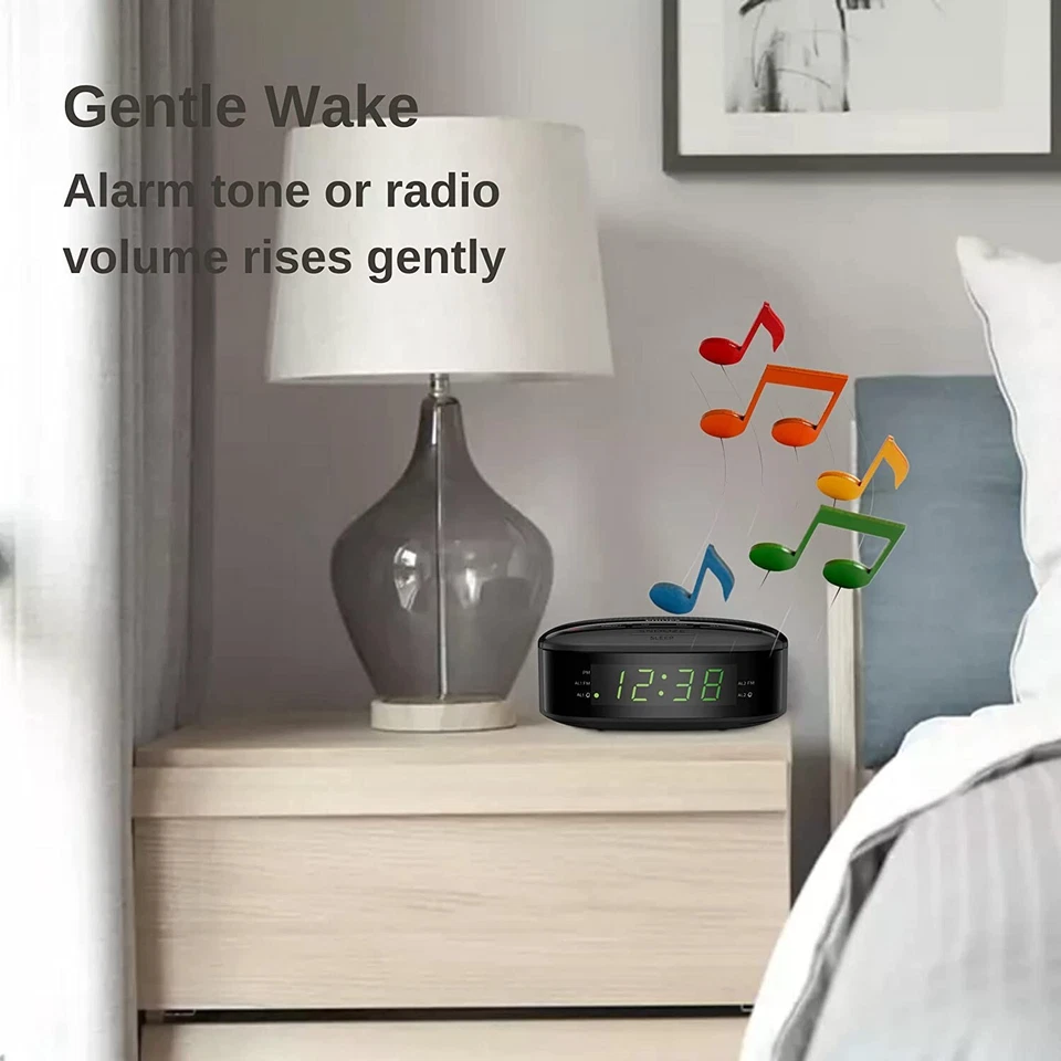 Philips Digital Alarm Clock FM Radio. LED Display, Easy Snooze. Sleep Timer. - Image 4 of 4