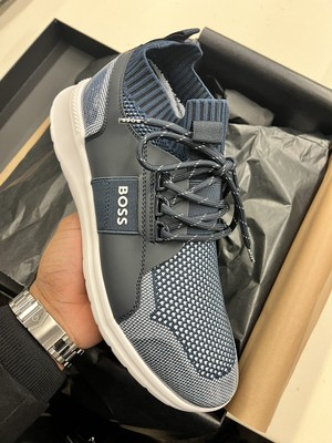 HUGO Boss Trainers Extreme_runn_Knit_N 50498247 Navy Blue Men