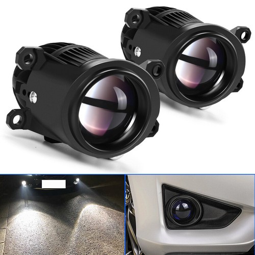 2X 2.0inch Bi-LED Fog Light Projector Lens Hi/Lo For Toyota Corolla Yaris Hilux - Picture 4 of 13