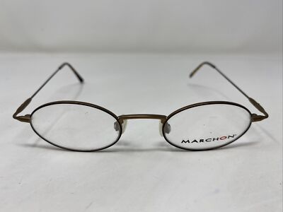 Marchon Italy 700 211 45-19-135 Demi Brown Metal Full Rim Eyeglasses Frame DM95