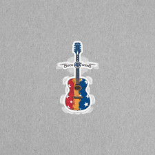 Buck Owens Acoustic Guitar Sticker Bakersfield Country Music Legend Decal 4132 Buck Owens Acoustic Guitar Sticker Bakersfield Country Music Legend Decal 4132