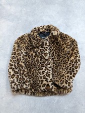Leopard Print Jacket Me Jane Beige Uk12 Women's Jacket