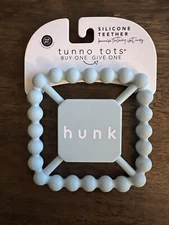 Tunno Tots Silicone Teether BPA PVC Free hunk