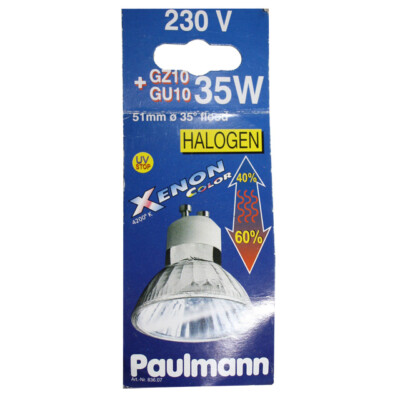 RARITÄT Paulmann 836.07 Halogen Reflektor 230V GZ10 , GU10 35W XENON Color 3100K